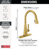 Llave para cocina monomando extensible